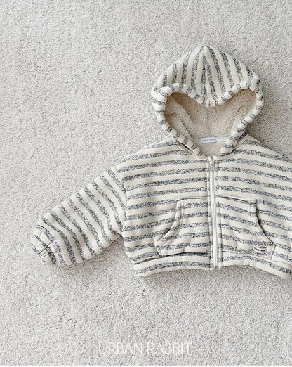Choux Cream Hooded Jumper [URBAN RABBIT]（2026Winter） 14