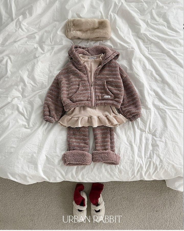 Choux Cream Hooded Jumper [URBAN RABBIT]（2026Winter） 18