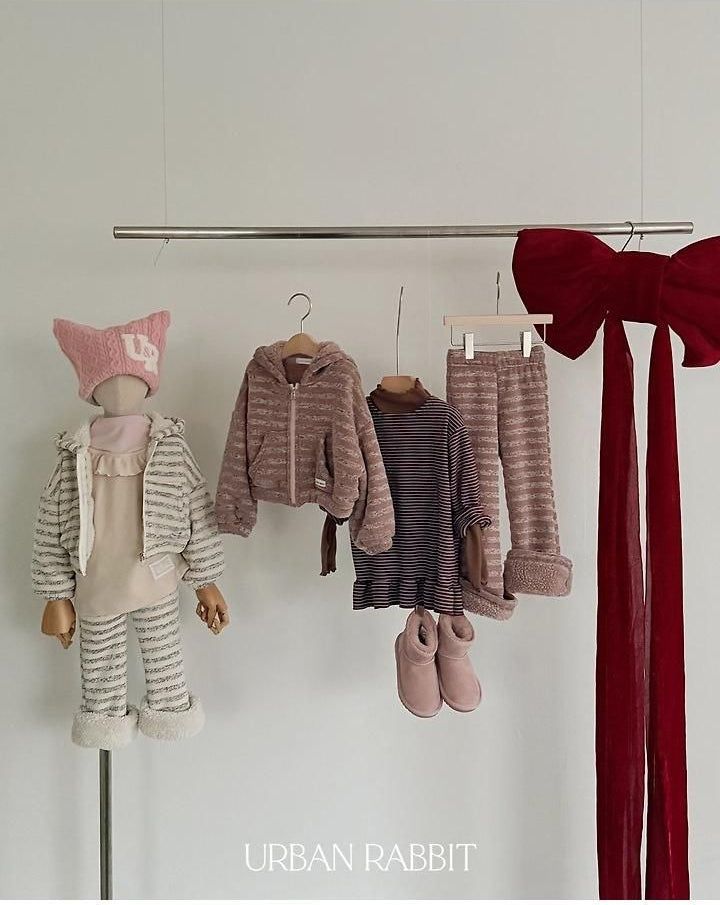 Choux Cream Hooded Jumper [URBAN RABBIT]（2026Winter） 19
