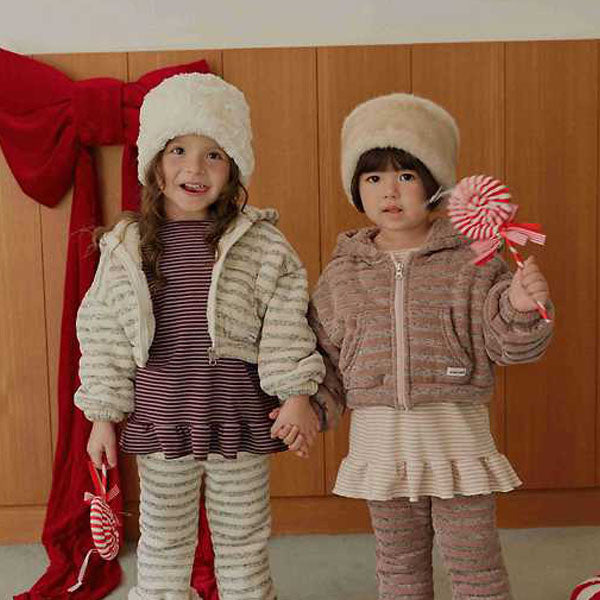 Choux Cream Hooded Jumper [URBAN RABBIT]（2026Winter） 1