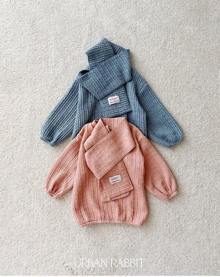 Twist Long Tee Muffler Set [URBAN RABBIT]（2026Winter） 7
