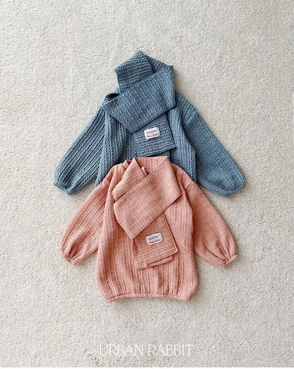 Twist Long Tee Muffler Set [URBAN RABBIT]（2026Winter） 7