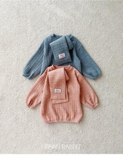 Twist Long Tee Muffler Set [URBAN RABBIT]（2026Winter） 8