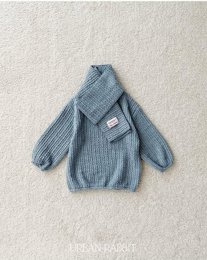 Twist Long Tee Muffler Set [URBAN RABBIT]（2026Winter） 9