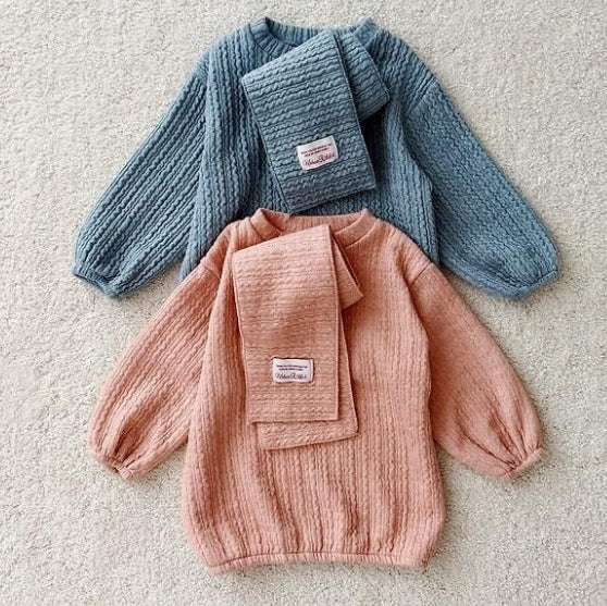 Twist Long Tee Muffler Set [URBAN RABBIT]（2026Winter） 1
