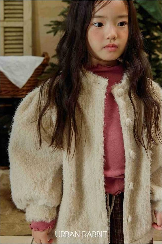 Puff Long Cardigan [URBAN RABBIT]（2026Winter） 4