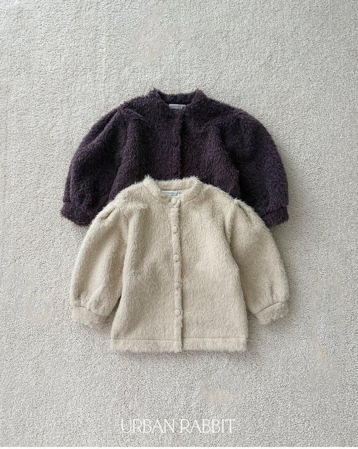 Puff Long Cardigan [URBAN RABBIT]（2026Winter） 11