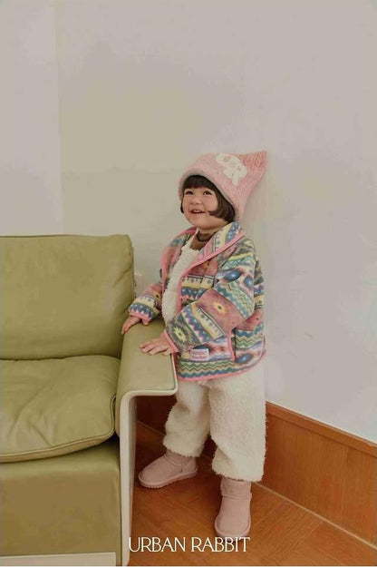 Shawl Collar Fleece Jacket [URBAN RABBIT]（2026Winter） 5