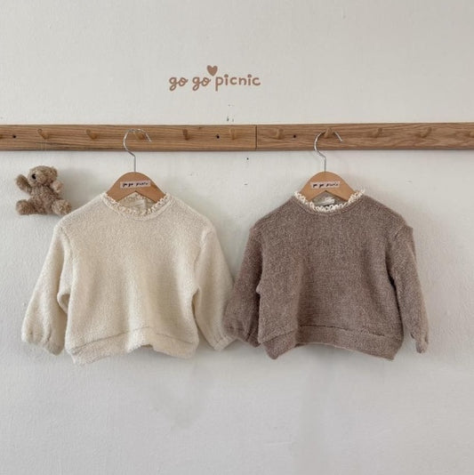 Pompom Knit Sweatshirt [GOGO PICNIC]（2026Winter） 2