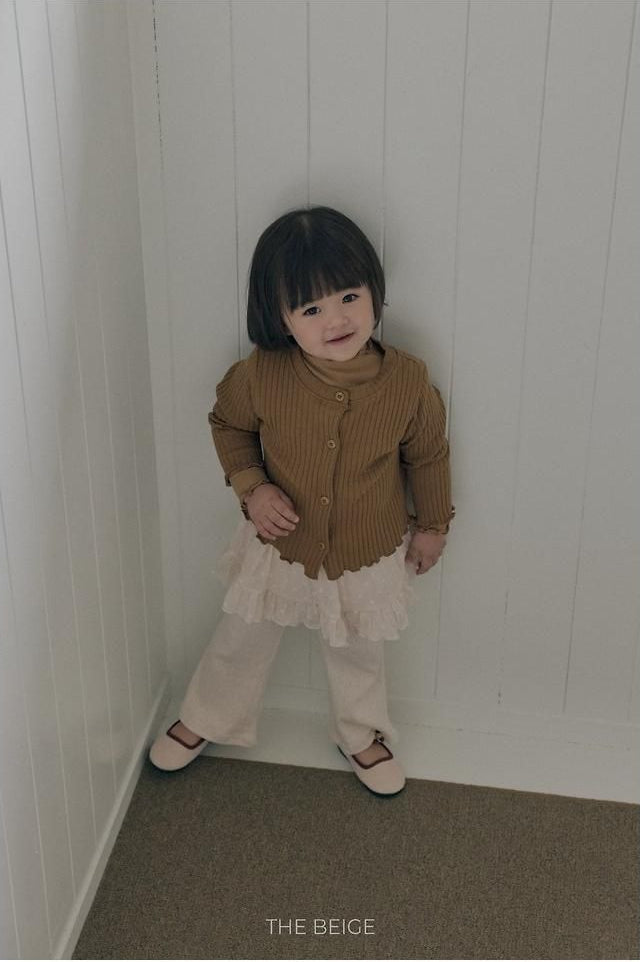 Ribbed Cardigan [THE BEIGE]（2026AW） 4