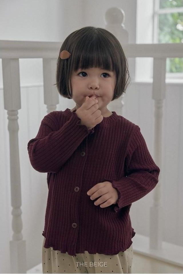 Ribbed Cardigan [THE BEIGE]（2026AW） 6