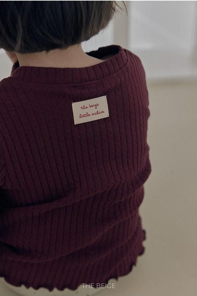 Ribbed Cardigan [THE BEIGE]（2026AW） 8
