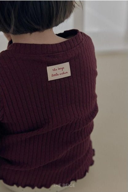 Ribbed Cardigan [THE BEIGE]（2026AW） 8