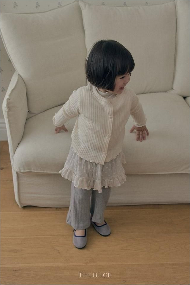Ribbed Cardigan [THE BEIGE]（2026AW） 10
