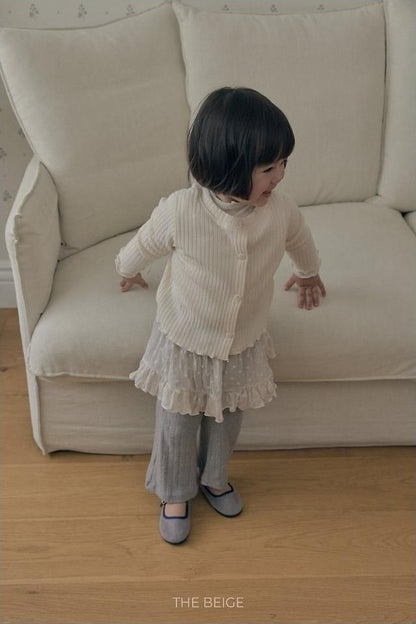 Ribbed Cardigan [THE BEIGE]（2026AW） 10