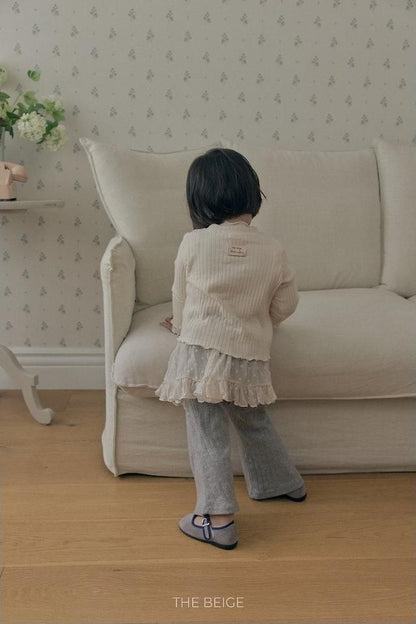 Ribbed Cardigan [THE BEIGE]（2026AW） 11