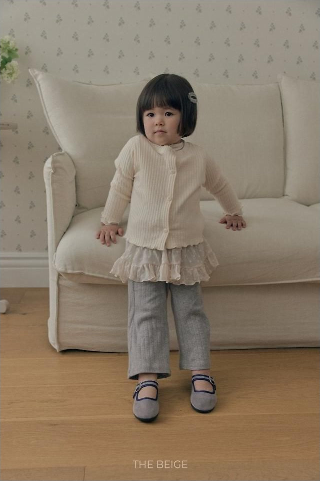 Ribbed Cardigan [THE BEIGE]（2026AW） 12