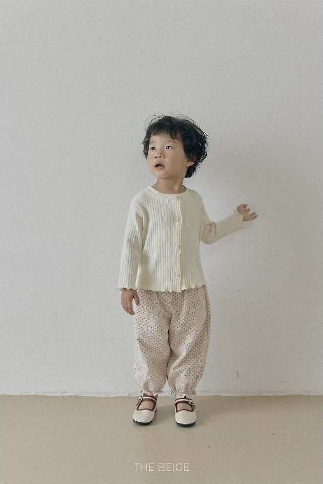 Ribbed Cardigan [THE BEIGE]（2026AW） 13
