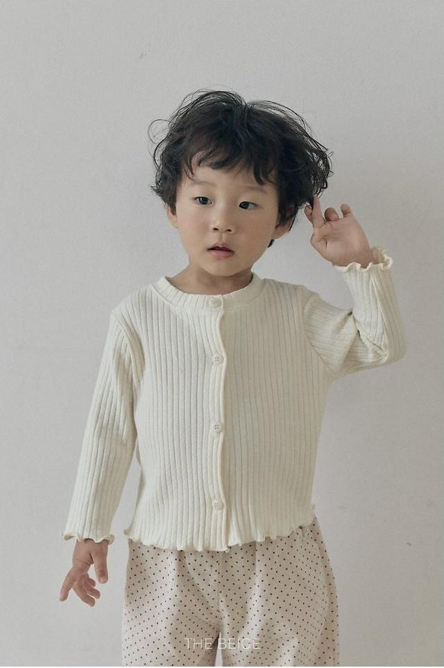 Ribbed Cardigan [THE BEIGE]（2026AW） 14