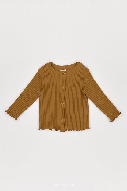 Ribbed Cardigan [THE BEIGE]（2026AW） 20
