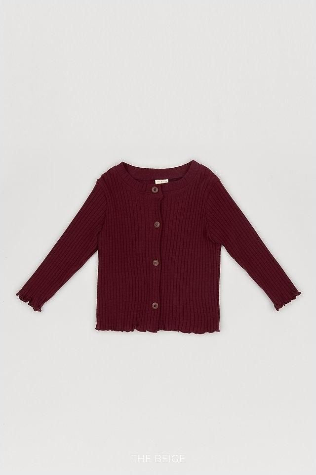 Ribbed Cardigan [THE BEIGE]（2026AW） 21