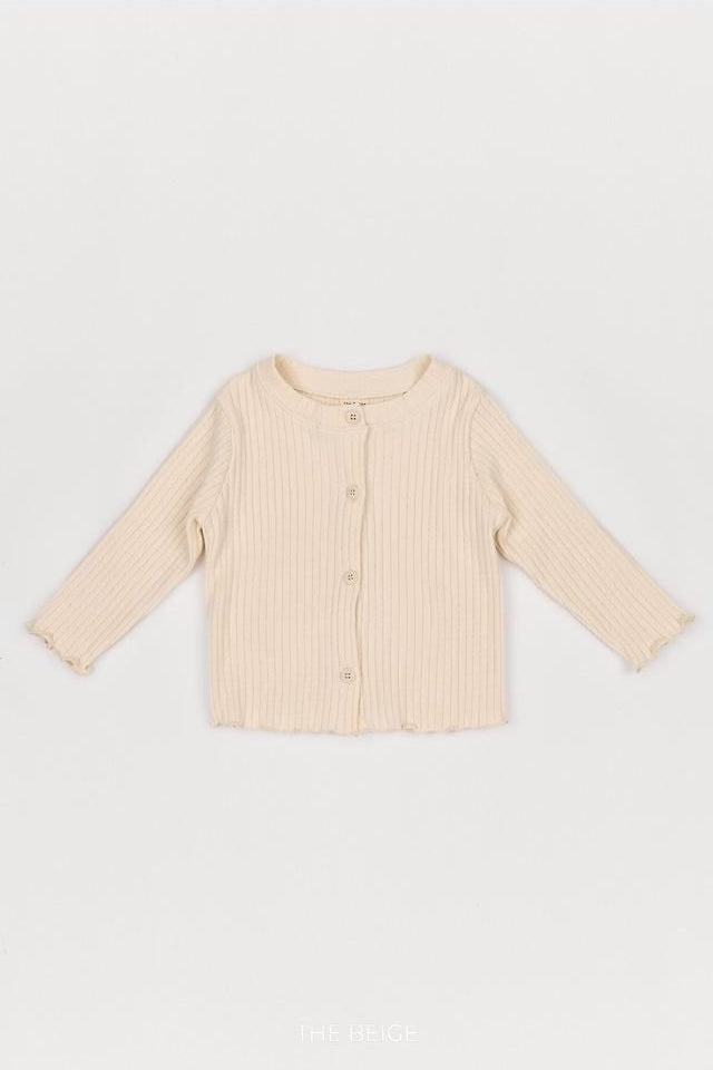 Ribbed Cardigan [THE BEIGE]（2026AW） 22
