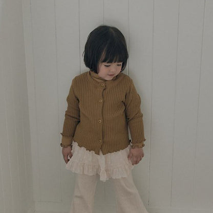 Ribbed Cardigan [THE BEIGE]（2026AW） 1