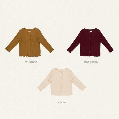 Ribbed Cardigan [THE BEIGE]（2026AW） 2