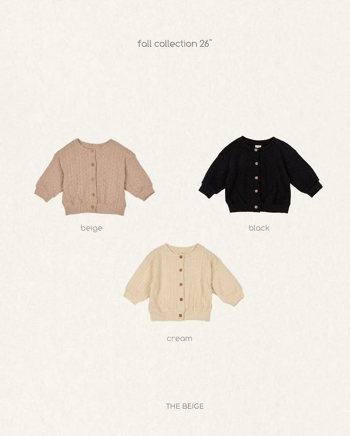 Knit Cardigan [THE BEIGE]（2026AW） 16