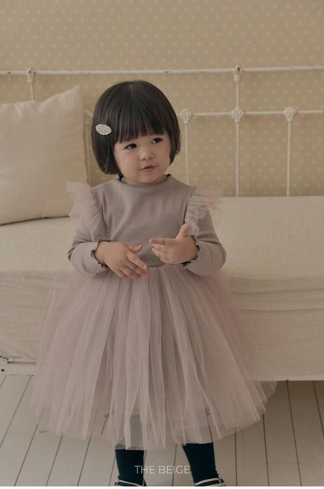 Ribbed Sheer Dress [THE BEIGE]（2026AW） 7