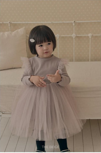 Ribbed Sheer Dress [THE BEIGE]（2026AW） 7
