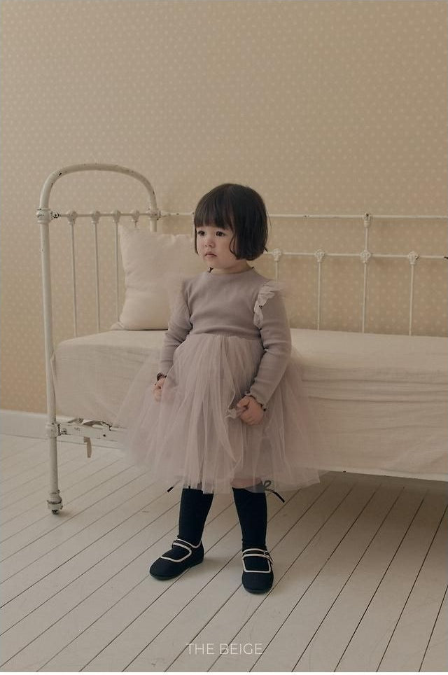 Ribbed Sheer Dress [THE BEIGE]（2026AW） 8