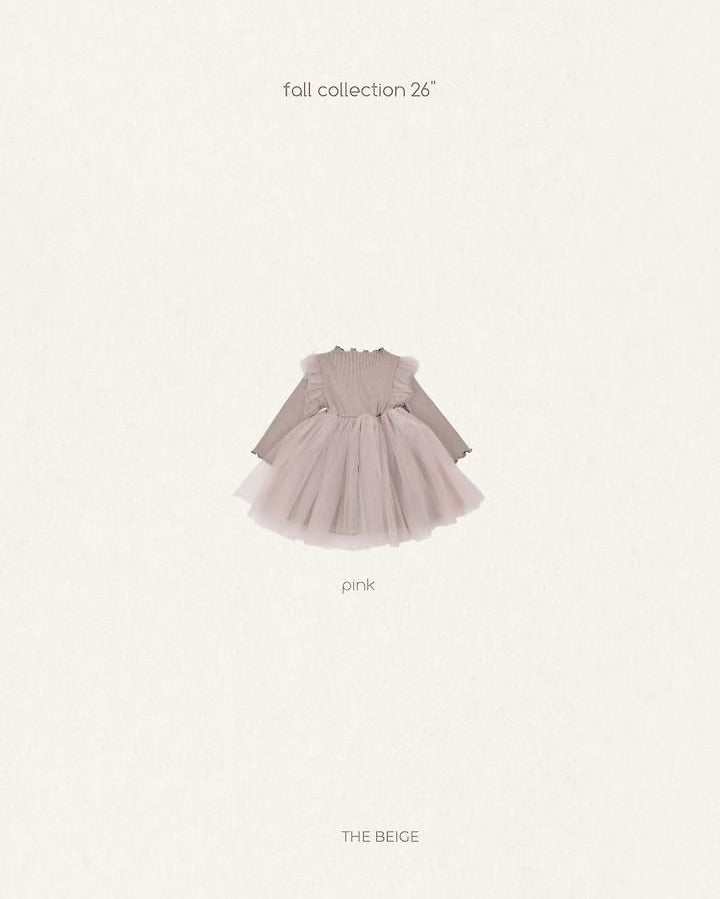 Ribbed Sheer Dress [THE BEIGE]（2026AW） 12