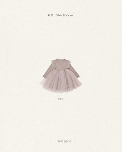 Ribbed Sheer Dress [THE BEIGE]（2026AW） 12