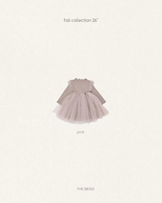 Ribbed Sheer Dress [THE BEIGE]（2026AW） 12