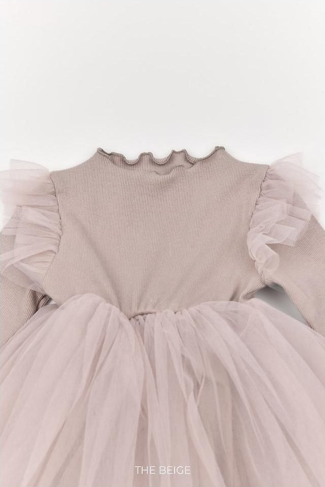 Ribbed Sheer Dress [THE BEIGE]（2026AW） 14