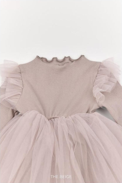 Ribbed Sheer Dress [THE BEIGE]（2026AW） 14