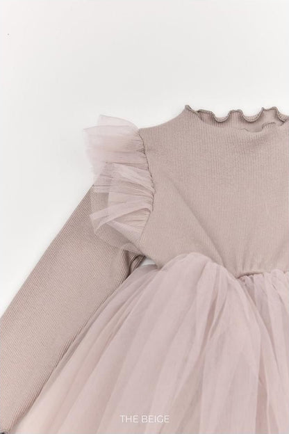 Ribbed Sheer Dress [THE BEIGE]（2026AW） 15