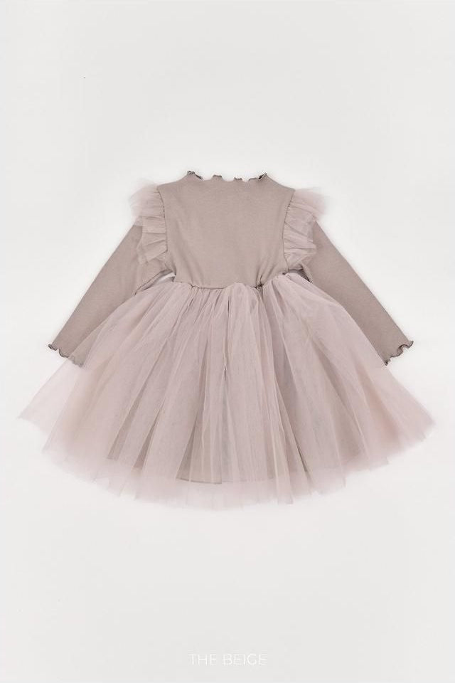 Ribbed Sheer Dress [THE BEIGE]（2026AW） 17