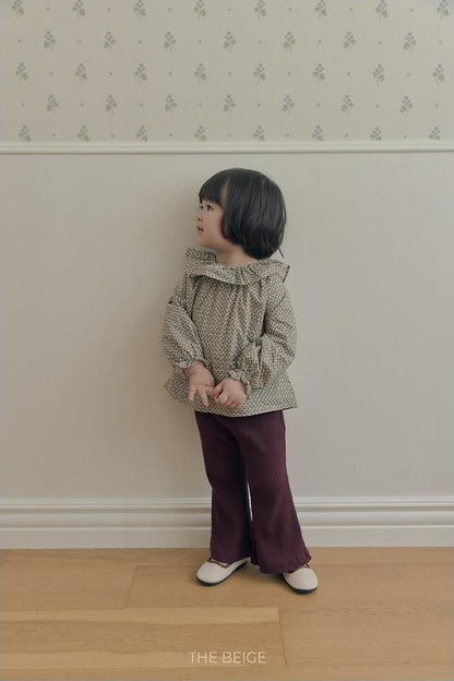 Flower Blouse [THE BEIGE]（2026AW） 9