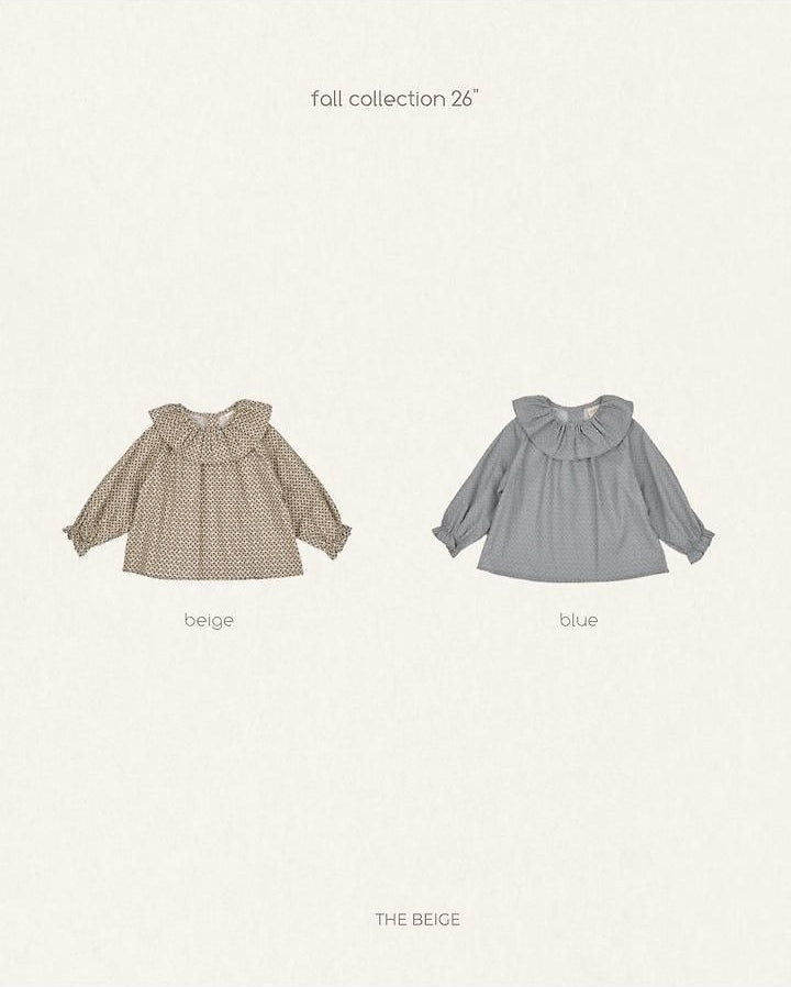 Flower Blouse [THE BEIGE]（2026AW） 20