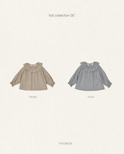Flower Blouse [THE BEIGE]（2026AW） 20