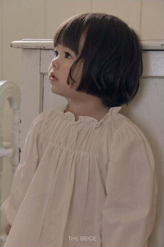 Shirring Blouse [THE BEIGE]（2026AW） 13