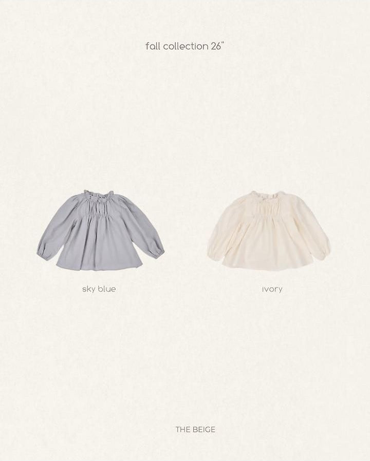 Shirring Blouse [THE BEIGE]（2026AW） 18