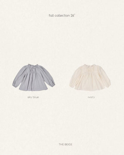 Shirring Blouse [THE BEIGE]（2026AW） 18