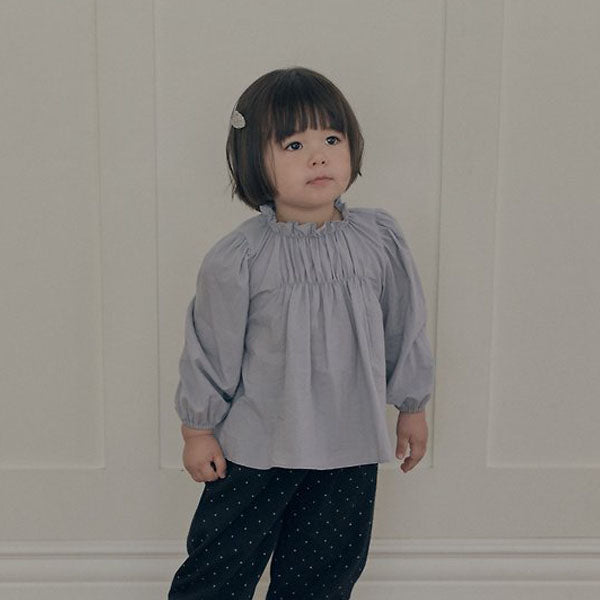Shirring Blouse [THE BEIGE]（2026AW） 1