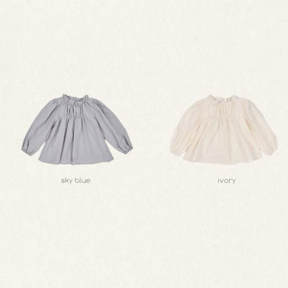 Shirring Blouse [THE BEIGE]（2026AW） 2