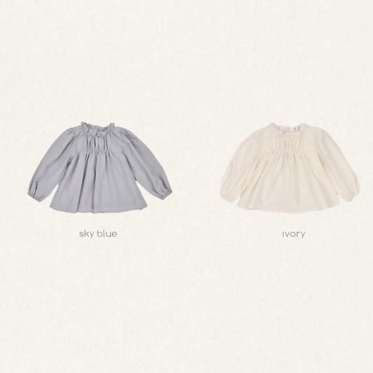 Shirring Blouse [THE BEIGE]（2026AW） 2