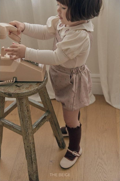 Collar Embroidery Tee [THE BEIGE]（2026AW） 11