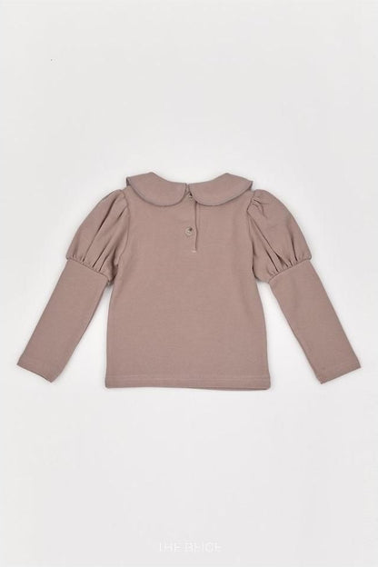 Collar Embroidery Tee [THE BEIGE]（2026AW） 19